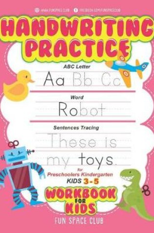 Cover of Handwriting Practice Workbook for Kids