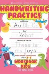 Book cover for Handwriting Practice Workbook for Kids
