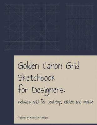 Book cover for Golden Canon Grid Sketchbook for Designers