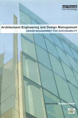 Cover of Design Management for Sustainability