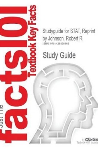 Cover of Studyguide for Stat, Reprint by Johnson, Robert R., ISBN 9780538735032