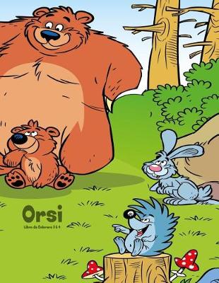 Cover of Orsi Libro da Colorare 3 & 4