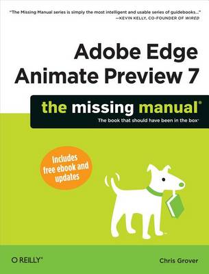 Book cover for Adobe Edge Animate Preview 7: The Missing Manual