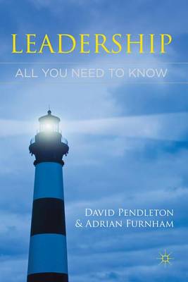 Book cover for Leadership: All You Need To Know