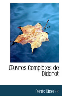 Book cover for Uvres Completes de Diderot