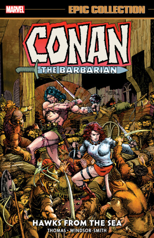 Book cover for Conan the Barbarian Epic Collection: The Original Marvel Years - Hawks From the Sea