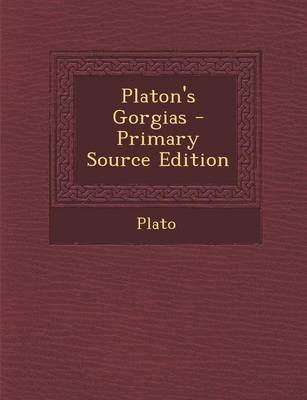 Book cover for Platon's Gorgias