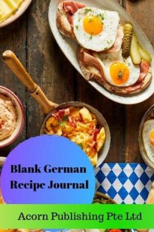 Cover of Blank German Recipe Journal