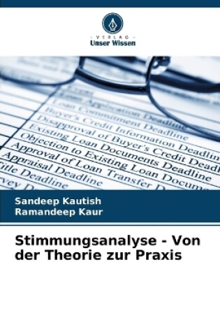 Cover of Stimmungsanalyse - Von der Theorie zur Praxis