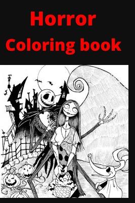 Book cover for Horror Coloring book