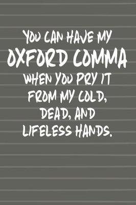 Book cover for Oxford Comma Teacher Journal Notebook