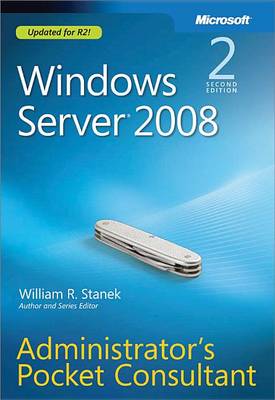 Book cover for Windows Server(r) 2008 Administrators Pocket Consultant
