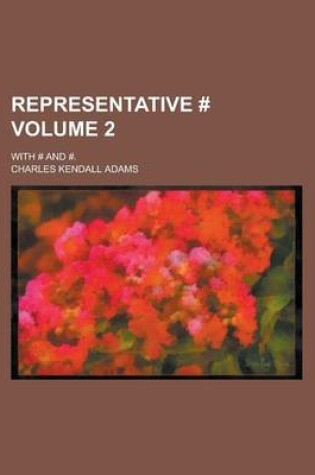 Cover of Representative # (Volume 2)