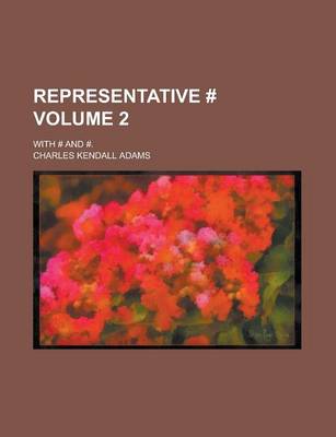 Book cover for Representative # (Volume 2)