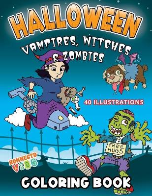 Book cover for Happy Halloween Coloring Book for Kids