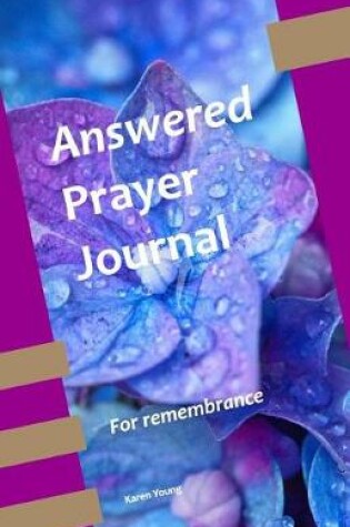 Cover of Answered Prayer Journal