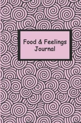 Cover of Food and Feelings Journal (Pink Swirls) 8x10