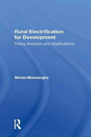 Cover of Rural Electrification For Development