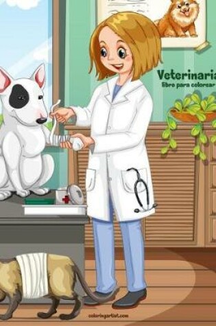 Cover of Veterinaria libro para colorear 1