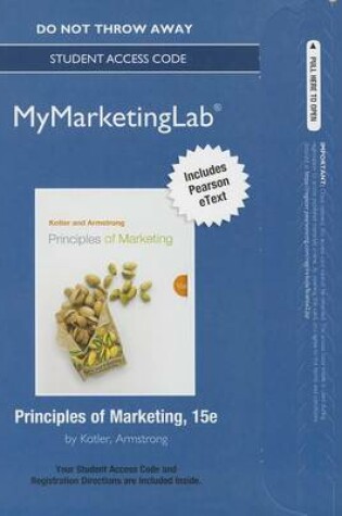 Cover of NEW MyLab Marketing with Pearson eText -- Standalone Access Card -- for Principles of Marketing