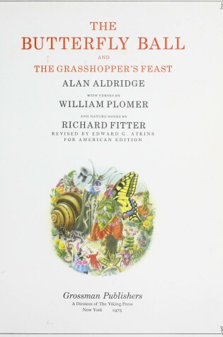 Cover of The Butterfly Ball and the Grasshopper's Feast