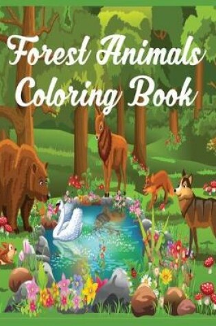 Cover of forest animals coloring book