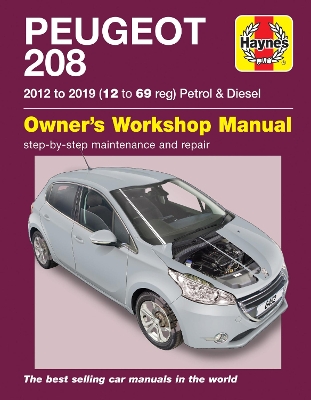 Book cover for Peugeot 208 petrol & diesel (2012 to 2019) 12 to 69 reg