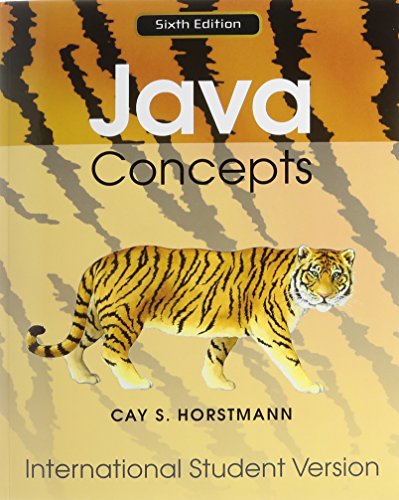 Book cover for Java Concepts 6E for Java 7 and 8 International Student Version with WileyPLUS Set