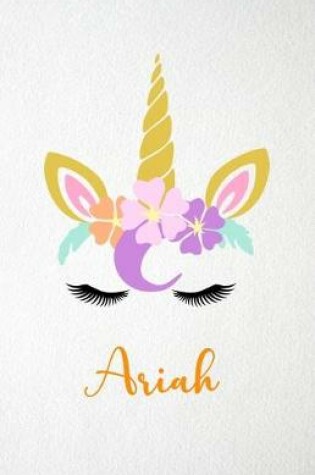 Cover of Ariah A5 Lined Notebook 110 Pages