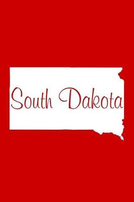 Book cover for South Dakota - Red Lined Notebook with Margins