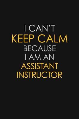 Book cover for I Can't Keep Calm Because I Am An Assistant Instructor