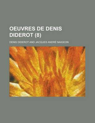 Book cover for Oeuvres de Denis Diderot (8)