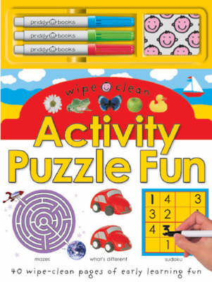 Book cover for Wipe Clean Activity Puzzle Book