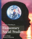 Book cover for Effective Teaching Elementary Soc Study