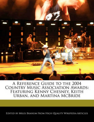 Book cover for A Reference Guide to the 2004 Country Music Association Awards