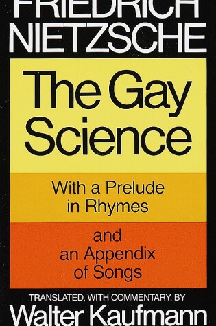 Cover of The Gay Science