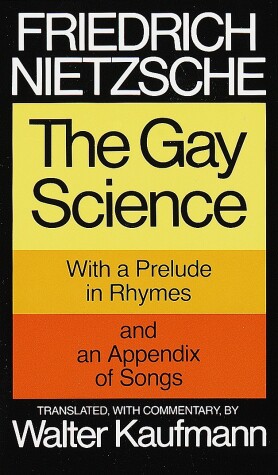Book cover for The Gay Science