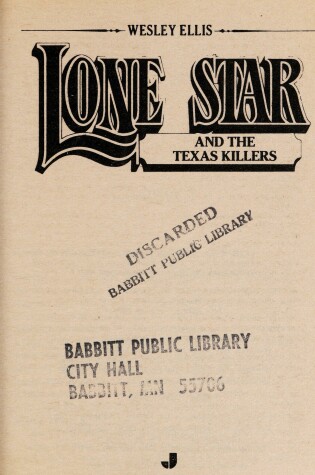 Cover of Lone Star 86/Texas KI