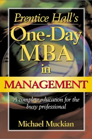 Cover of Prentice Hall's One-Day MBA in Management