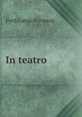 Book cover for In teatro