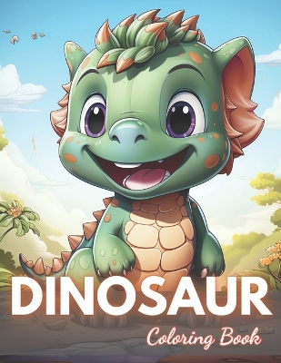 Book cover for Dinosaur Coloring Book for Kids