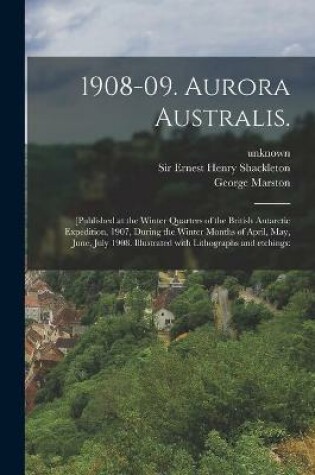 Cover of 1908-09. Aurora Australis.