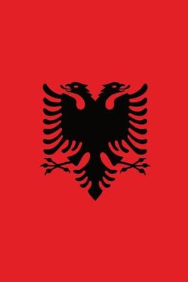 Book cover for Albania Travel Journal - Albania Flag Notebook - Albanian Flag Book