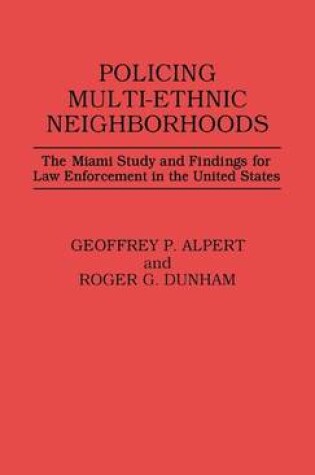 Cover of Policing Multi-Ethnic Neighborhoods