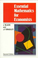 Book cover for Essential Mathematics for Economists