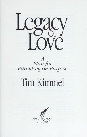 Book cover for Legacy of Love