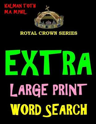 Book cover for Extra Large Print Word Search