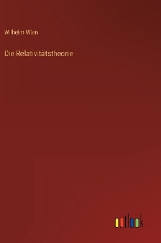 Cover of Die Relativitätstheorie