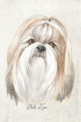 Cover of Shih Tzu Dog Portrait Notebook