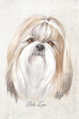 Cover of Shih Tzu Dog Portrait Notebook